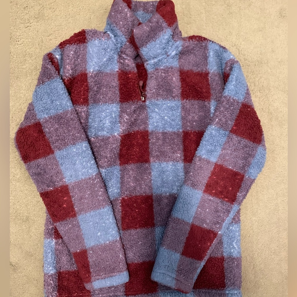 Eddie Bauer Quarter Zip Sweater (Size Small)
